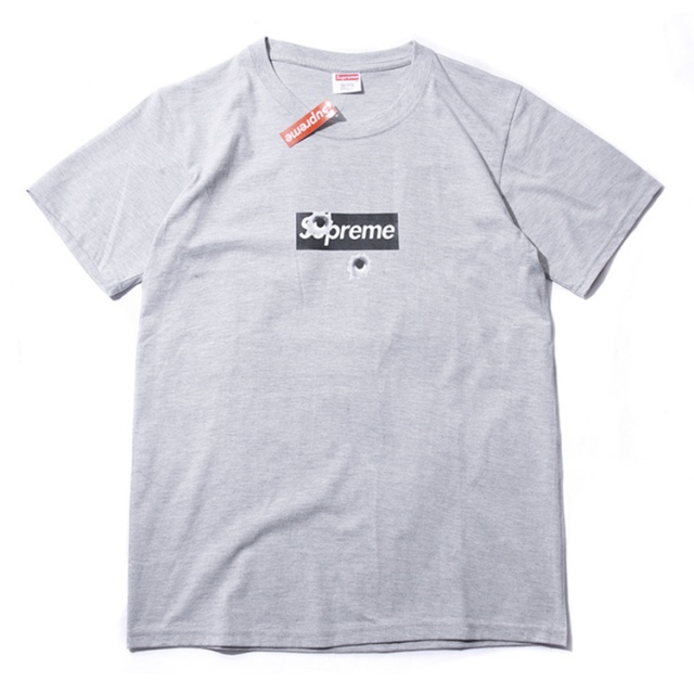 Supreme 弹孔BOX 印花Tee 涩谷开业Tee 无缝圆筒- 3tstore